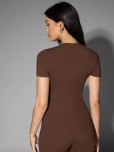 Silquee Solid Fitted Tee